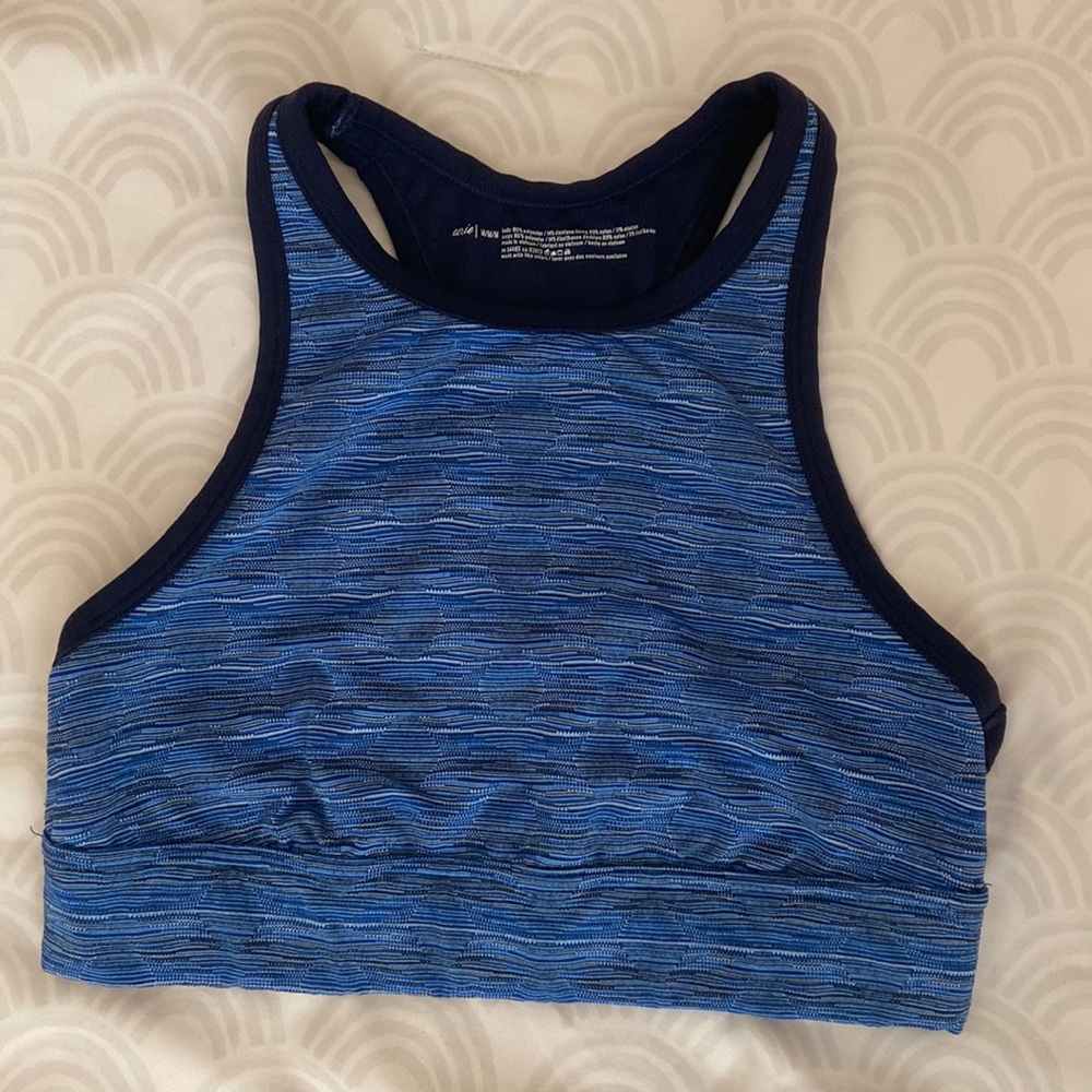 Aerie Racerback High Neck Sports Bra